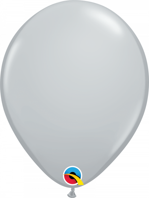 Balão latex Qualatex Cinzento 11"