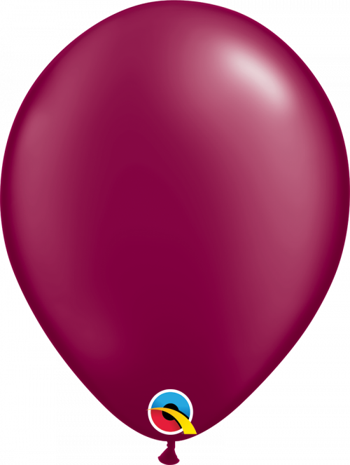 Balão latex qualatex Pearl burgundy