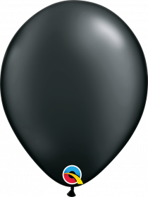 balão latex qualatex preto pérola