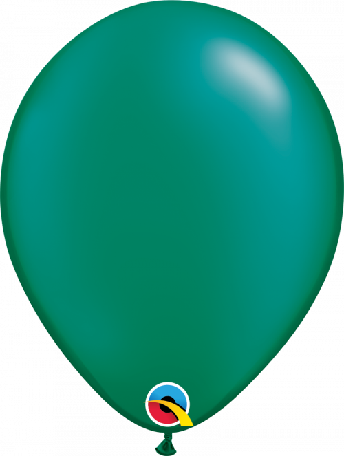 balão latex qualatex verde esmeralda pérola