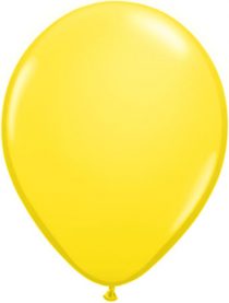 Balão latex qualatex amarelo