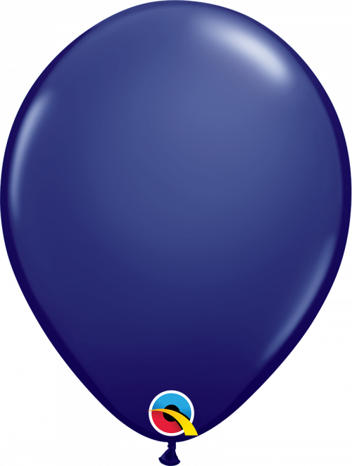 BALÃO LATEX QUALATEX 11" AZUL MARINHO - NAVY