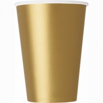 14 Copos Dourado 270ml