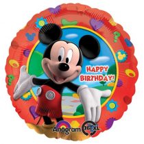 Balão Foil " Mickey Happy Birthday "