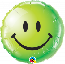 Balão foil " Smiley Face Green "