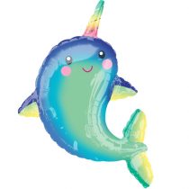 Balão Foil " HAPPY NARWHAL "