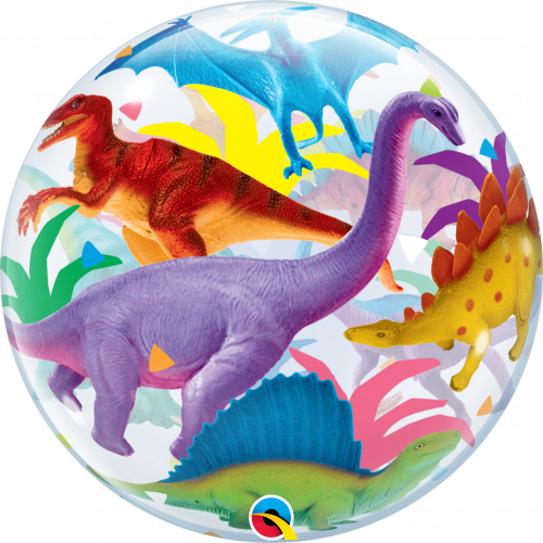 Balão Bubble Dinossauros