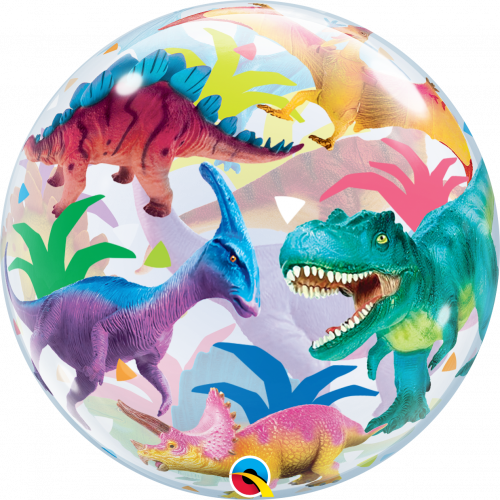 Balão Bubble Dinossauros