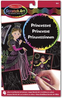 Livro colorir Princesas ( Raspar e revelar )