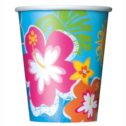 8 Copos Hula Beach Party 270ml