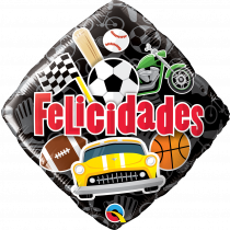 Balão Foil " Felicidades "