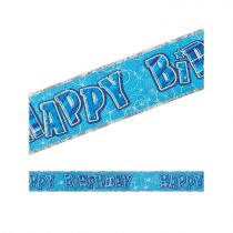 Banner HAPPY BIRTHDAY azul