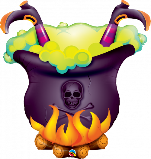 Balão Bruxa no Caldeirão