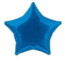 balão foil estrela 20" azul escuro