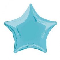 balão foil estrela 20" azul bébé