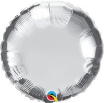 balão foil prata 18"