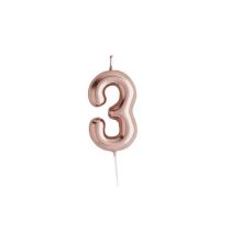 Vela Numero 3 Rose Gold