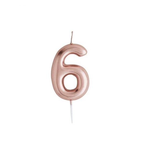 Vela Numero 6 Rose Gold