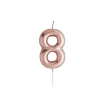 Vela Numero 8 Rose Gold