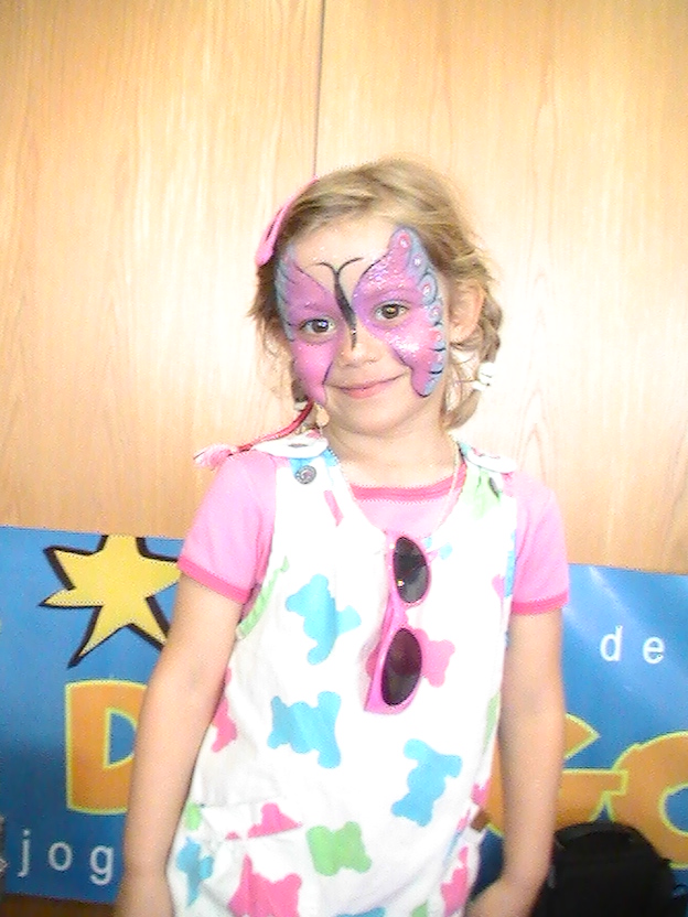 facepainting borboleta