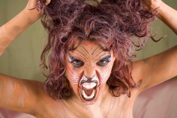 bodypainting tigre