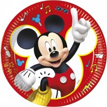 Pratos papel Mickey 23 cm