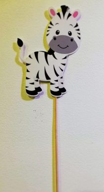 topper bolo zebra