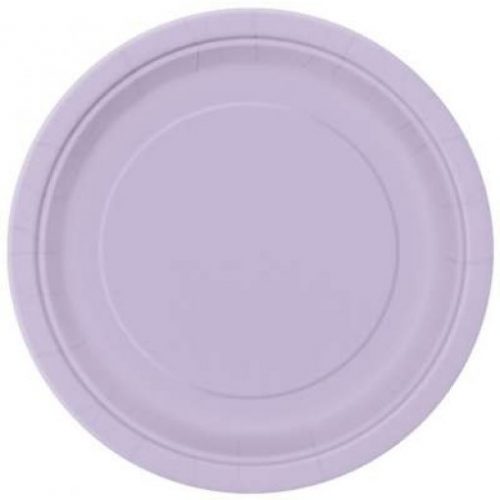 8 PRATOS LAVANDA 23CM 100% PAPEL