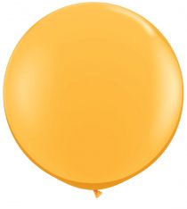 balão latex qualatex 3" Amarelo torrado